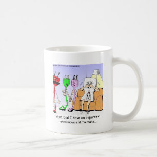 AC/DC Verkabelung Lustige Beziehung Geschenke für  Kaffeetasse