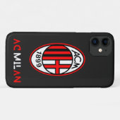AC Mailand-Abdeckung Case-Mate iPhone Hülle (Rückseite (Horizontal))