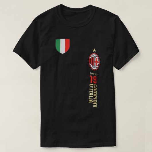Ac Mailand Champions 2022 19 Scudito T-Shirt (Design vorne)