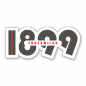 Ac Milan Aufkleber (Vorderseite)