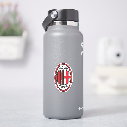 Ac milan Classic Logo Aufkleber (HydroFlask)