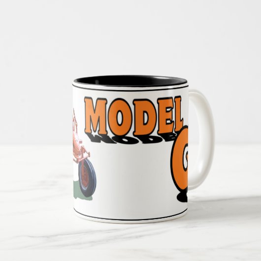 AC-Modell G Zweifarbige Tasse (VorderseiteRechts)