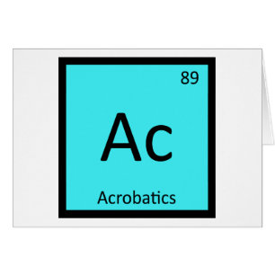 AC - Periodische Tabelle der Acrobatics Sports Che