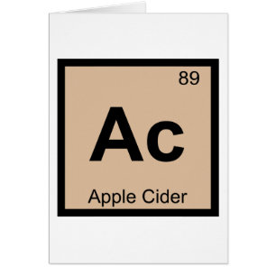 Ac - Periodisches Tabellensymbol für die Apfelkreb