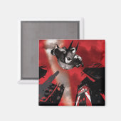 AC Poster - Batman fliegt Magnet (Vorderseite/Rückseite)