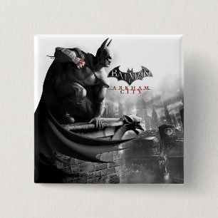 AC Poster - Batman Gargoyle Ledge Button