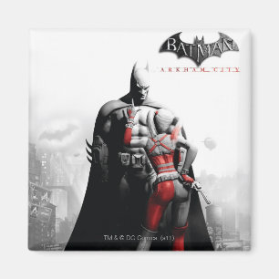AC Poster - Batman & Harley Magnet