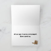 AC- Prickly Porcupine Geburtstagskarte Karte (Innenseite)