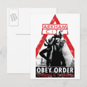 AC Propaganda - Gehorsam/zu senden ist zu überlebe Postkarte (Vorne/Hinten)