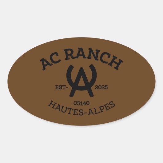 AC RANCH STICKERS (Vorderseite)
