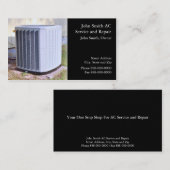 AC Service and Repair Business Card Visitenkarte