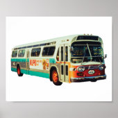 AC TRANSIT RETRO BUS DESIGN POSTER (Vorne)