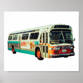 AC TRANSIT RETRO BUS DESIGN POSTER