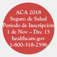 ACA Período de Inscripción - Resistencia Roja
