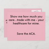 ACA POSTKARTE (Vorne/Hinten)