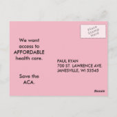 ACA POSTKARTE (Rückseite)