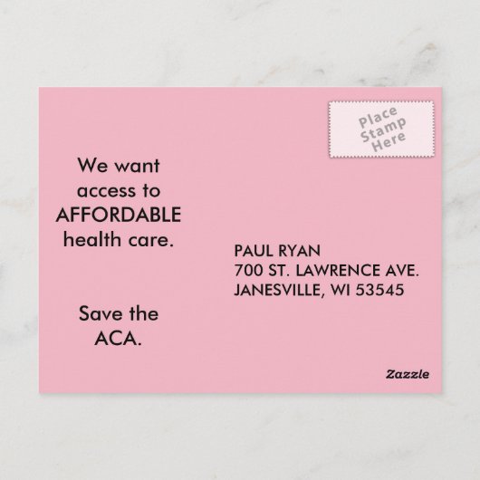 ACA POSTKARTE (Rückseite)