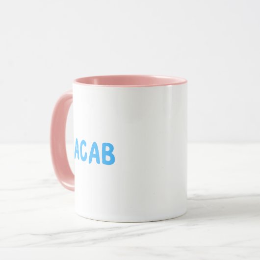 ACAB Mug Tasse (Vorderseite Links)