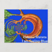 Acacia Circle Art Print Postkarte (Vorderseite)