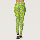Acacia Gelbschwanz Blume Leggings (Rückseite)