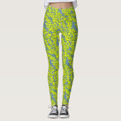 Acacia Gelbschwanz Blume Leggings (Vorderseite)