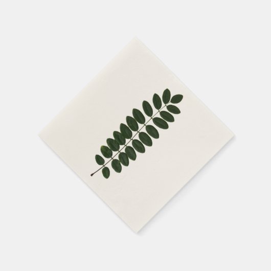 Acacia Leaf Napkin Serviette (Ecke)