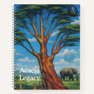 Acacia Legacy™: Blue Savannah Museumserbe Notizblock