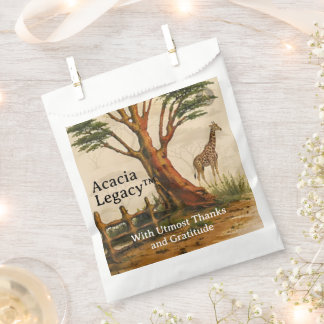 Acacia Legacy™: Dankeschön | Personalisiert Afrika Geschenktütchen