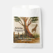 Acacia Legacy™: Dankeschön | Personalisiert Afrika Geschenktütchen (Vorderseite)