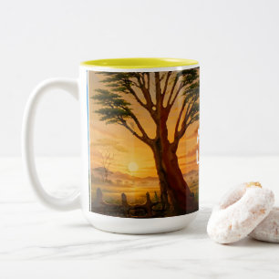 Acacia Legacy™ Golden Sunrise Afrikanisches Erbe Zweifarbige Tasse