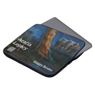 Acacia Legacy™: Mondlicht-Binärlinien Mara safa Laptopschutzhülle