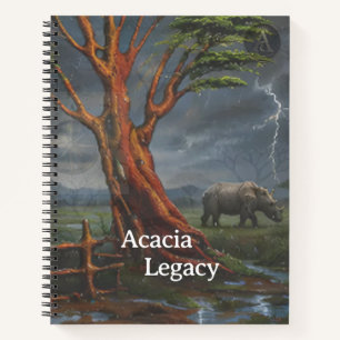 Acacia Legacy™: Sturm & Stärke Nature Edition Notizblock