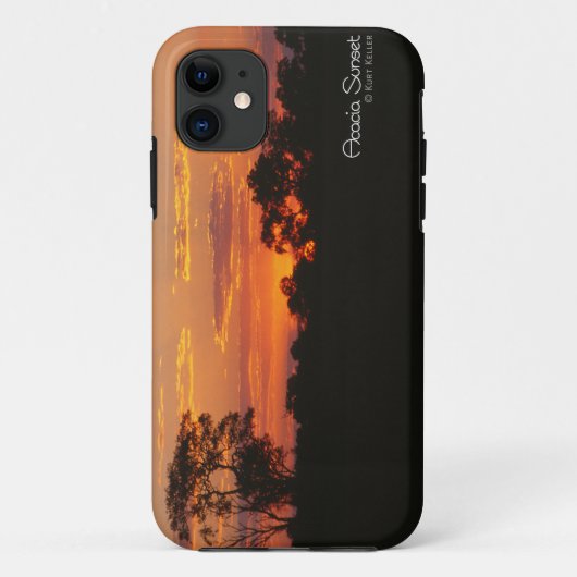 Acacia Sunset Case-Mate iPhone Hülle (Rückseite)