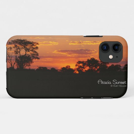 Acacia Sunset Case-Mate iPhone Hülle (Rückseite (Horizontal))