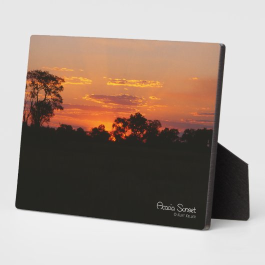 Acacia Sunset Fotoplatte (Seite)