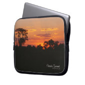 Acacia Sunset Laptopschutzhülle (Vorderseite Links)