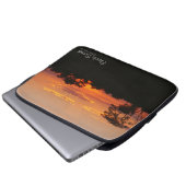 Acacia Sunset Laptopschutzhülle (Vorne Knopf)