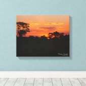 Acacia Sunset Leinwanddruck (Insitu (Holzboden))