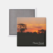 Acacia Sunset Magnet (Vorderseite/Rückseite)