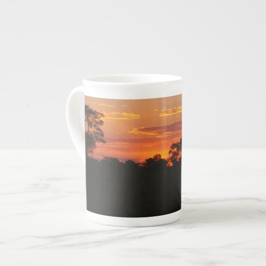 Acacia Sunset Porzellantasse (Vorderseite Links)