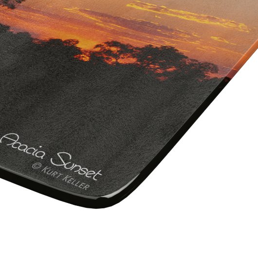 Acacia Sunset Schneidebrett (Ecke)