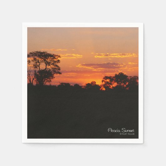 Acacia Sunset Serviette (Vorderseite)