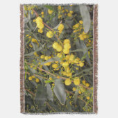 Acacia Throw Blanket Decke (Vorderseite Vertikal)