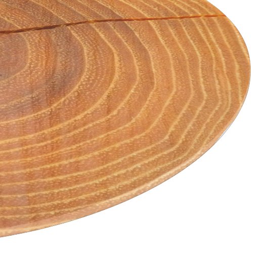 Acacia Tree Cross-Section Glass Chopping Board Schneidebrett (Ecke)