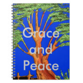 Acacia Tree: Grace and Peace Notizblock (Vorderseite)