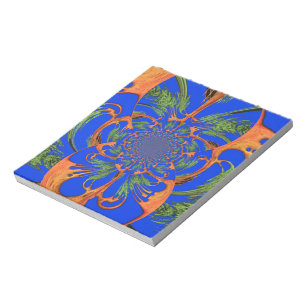 Acacia Tree Kaleidoskop Art Printwerbung Notizblock