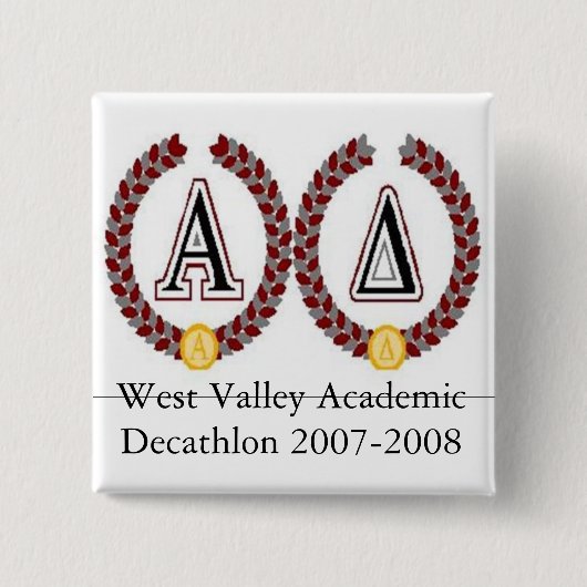 acadec2, Westtalakademischer Decathlon 2007-2008 Button (Vorderseite)