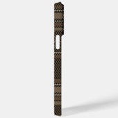 Academia Black Kariert Case-Mate iPhone Hülle (Rückseite / Rechts)