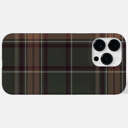 Academia Green Kariert Case-Mate iPhone Hülle (Rückseite (Horizontal))