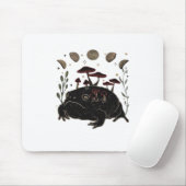 Academia Moon Witchy Goblincore Aesthetic Frog Cla Mousepad (Mit Mouse)